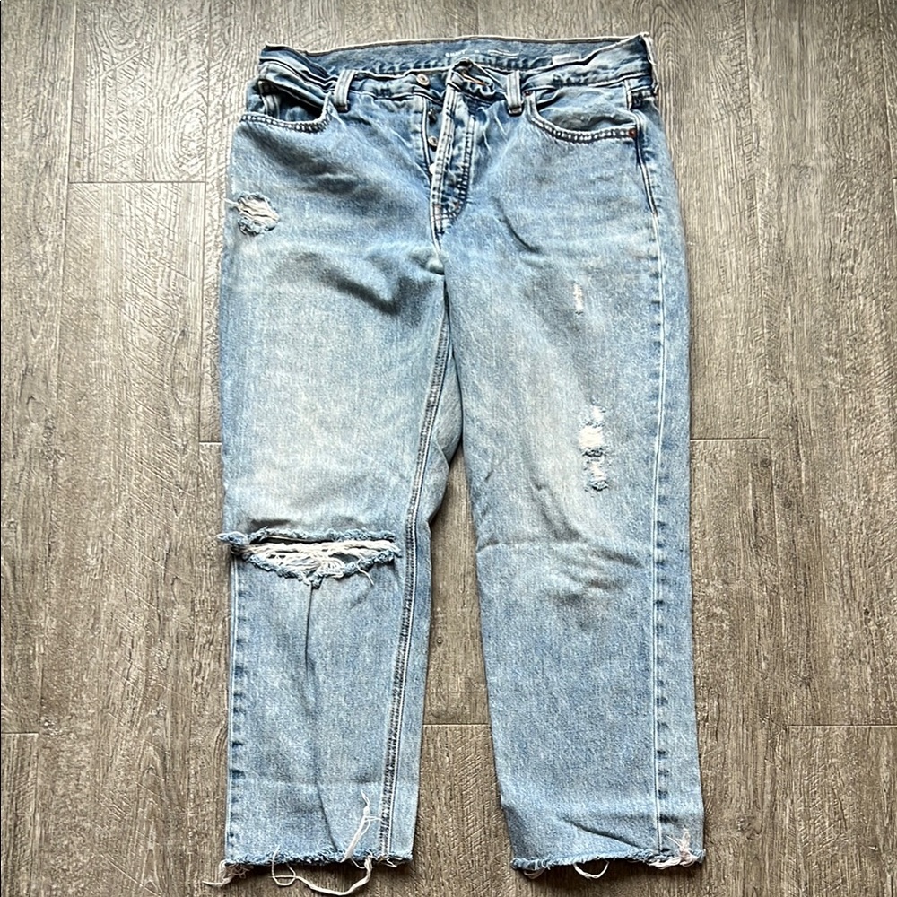 Old Navy Light Blue Straight Jeans
